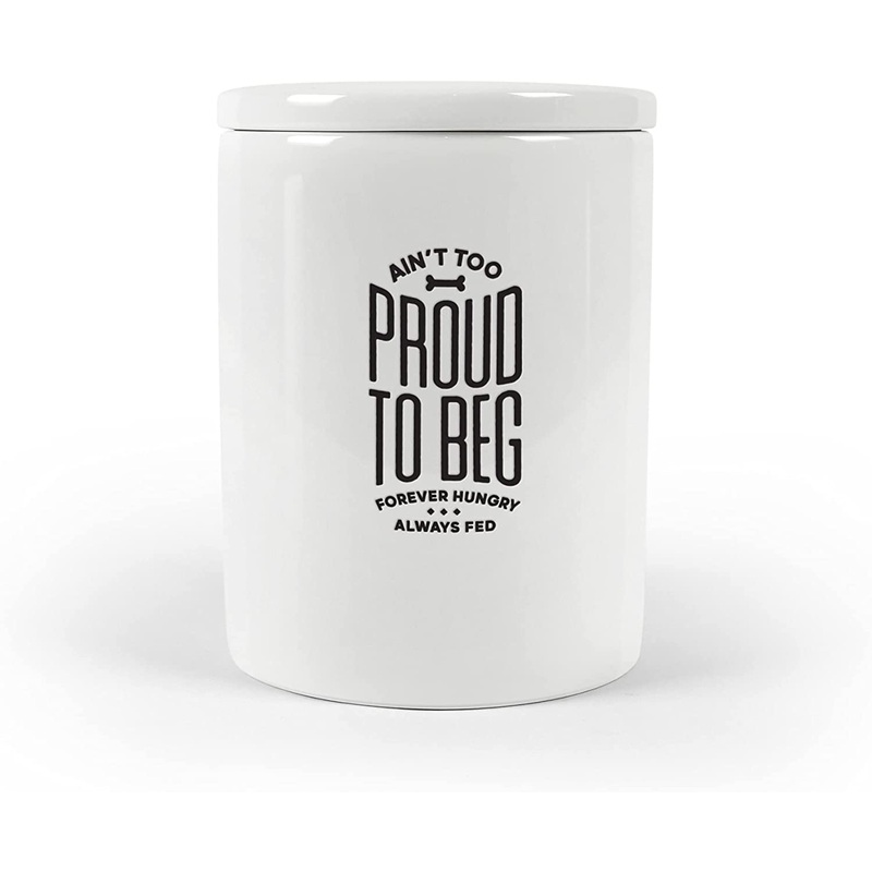 Fred Howligans Aint Too Proud To Beg Treat Jar