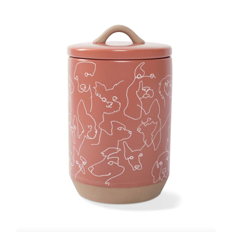 Fringe Loose Dog Line Treat Jar