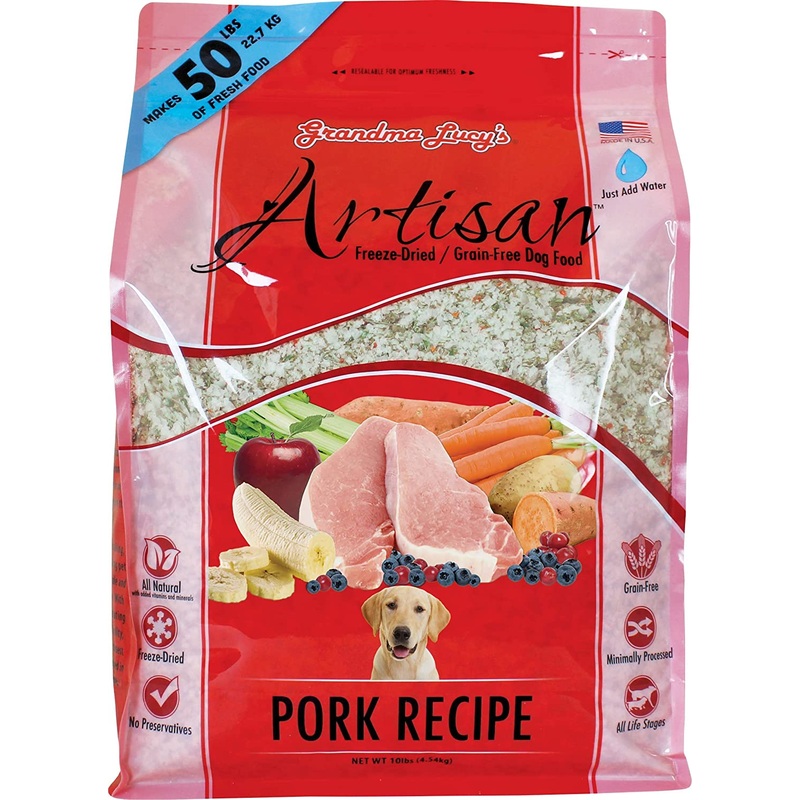 Grandma Lucys Artisan Grain Free Freeze-Dried Pork  10 Lb.