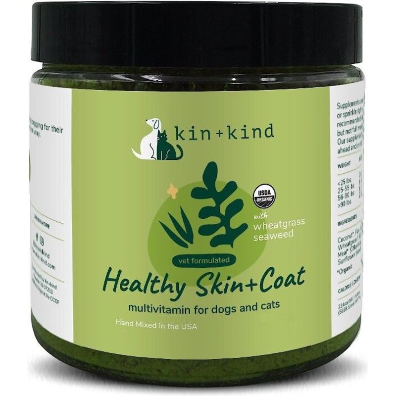 Kin + Kind Organic Healthy Skin & Coat Supplement 8 oz