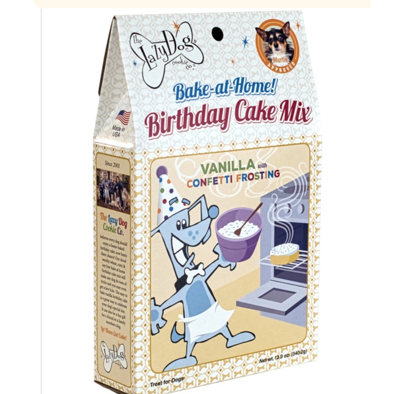 Lazy Dog Birthday Cake Mix 12 oz.