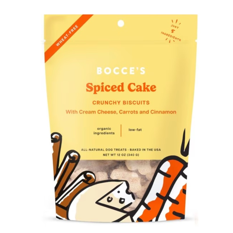 Bocce's Spiced Cake Carrots, Banana & Cheese Biscuits 12 oz