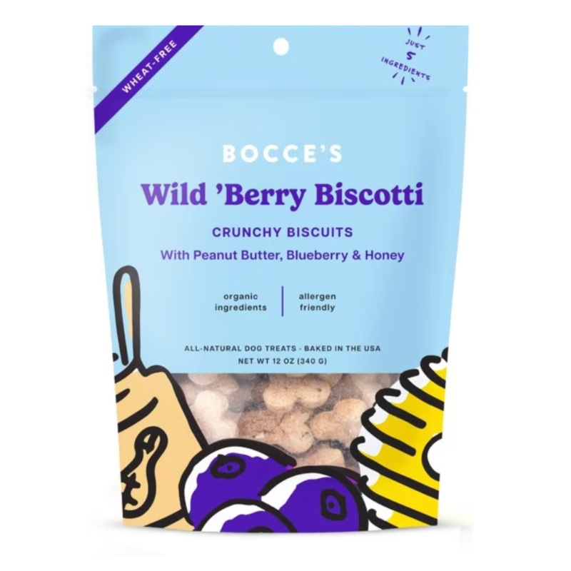 Bocce's Wild Berry Biscotti Biscuits 12 oz