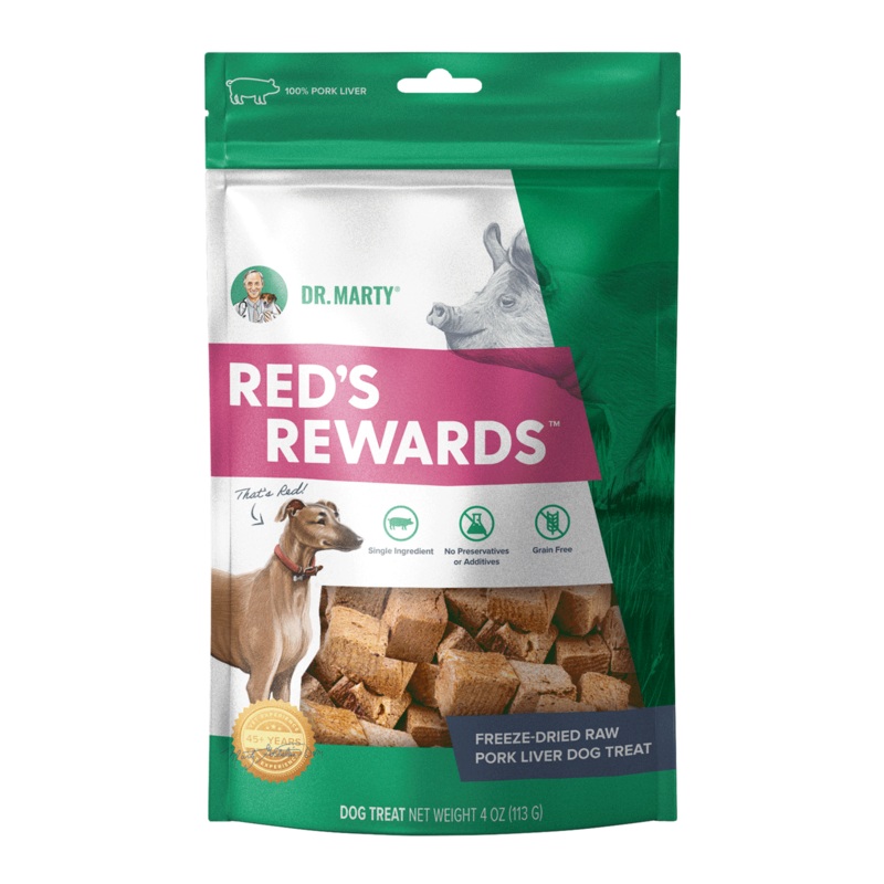 Dr. Marty Reds Rewards Freeze Dried Pork Liver 4 oz.