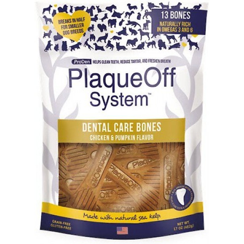 Plaque Off Dental Bones Chicken & Pumpkin Flavor