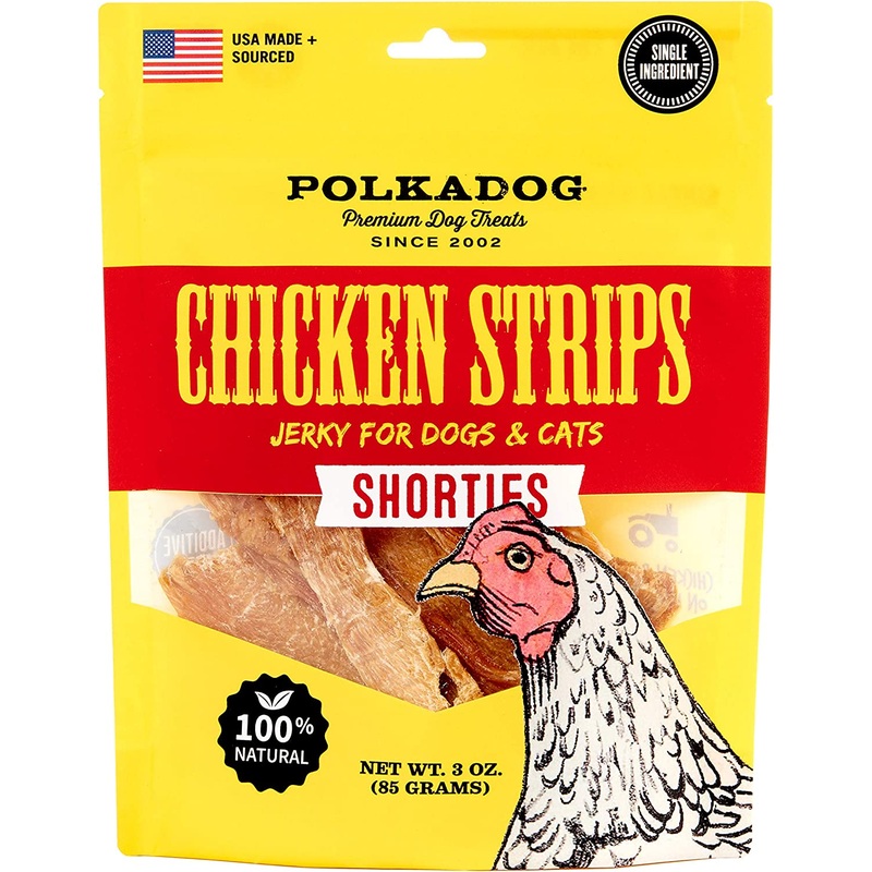 PolkaDog Chicken Jerky 3 oz