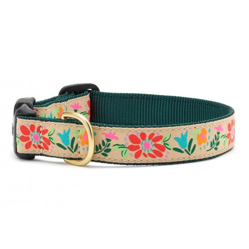 Up Country Tapestry Floral Dog Collar
