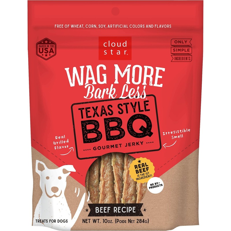 Wag More Bark Less Texas Style BBQ Beef Jerky 10 oz