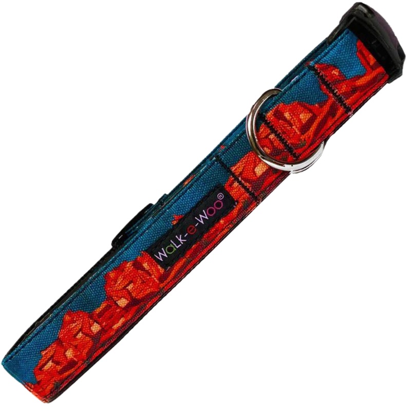 Walk-e-Woo Rockin' Red Rocks Collar
