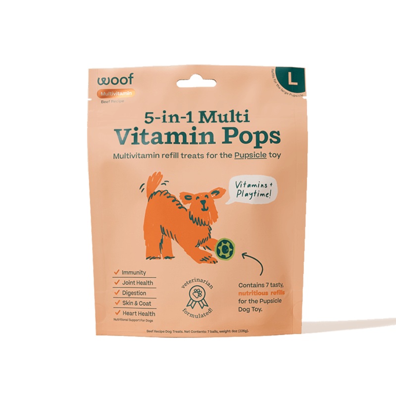 Woof Pet Pupsicle 5-In-1 Multi Vitamin Pops