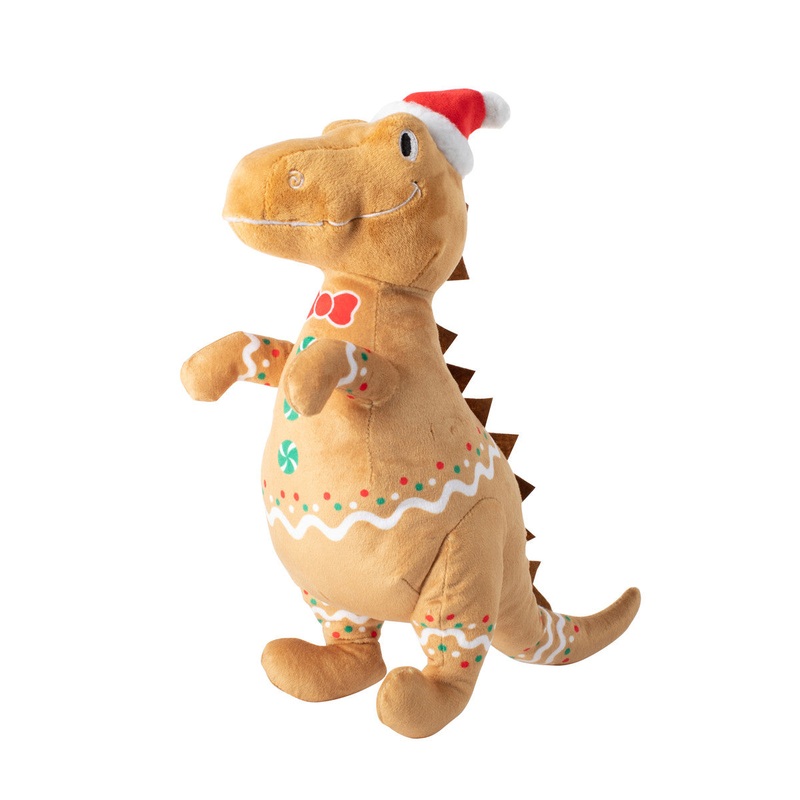 Fringe Cookie-Saurus  Plush Dog Toy