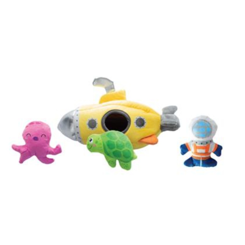 Fringe Into The Deep Hide And Seek Plush Dog Toy