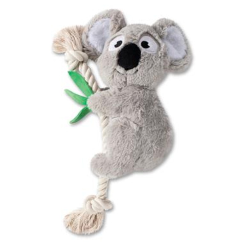Fringe Koala Plush Dog Toy