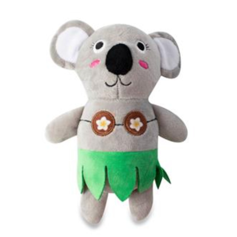 Fringe Koala Shake Your Palm Palms Plush Dog Toy