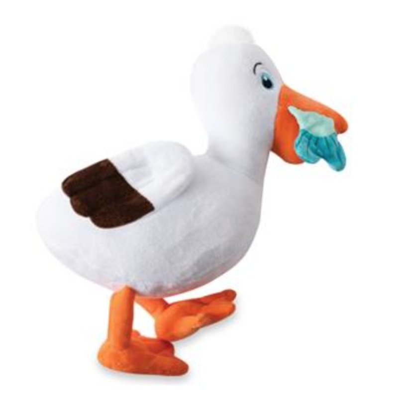 Fringe Pelican Lunch Break Plush Dog Toy