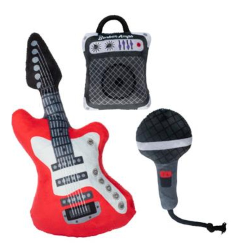 Fringe Ready to Rock Plush Dog Toys Set of 3