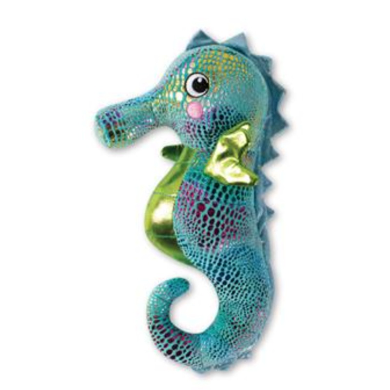 Fringe Shelly The Seahorse Plush Dog Toy