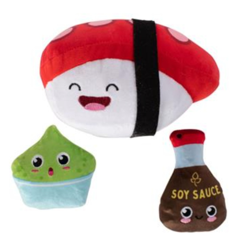 Fringe Soy Mates Plush Dog Toys Multi Pack