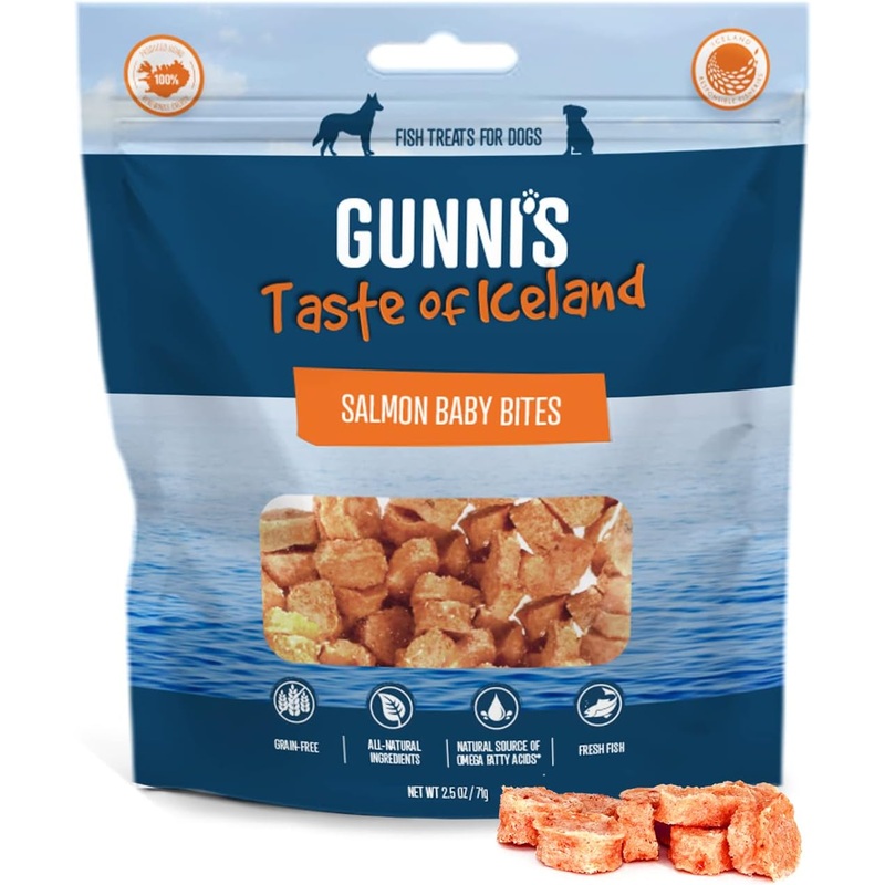 Gunni's Baby Bites Salmon Treat  2.5 oz