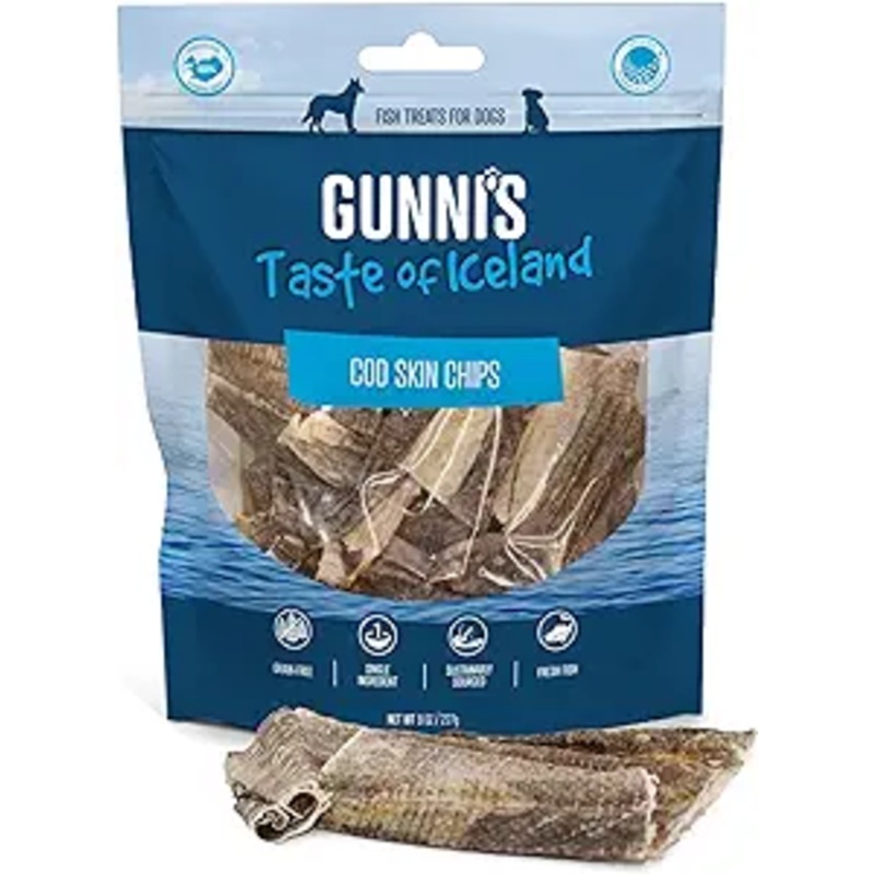 Gunni's Cod Skin Chips Treat 9 oz.