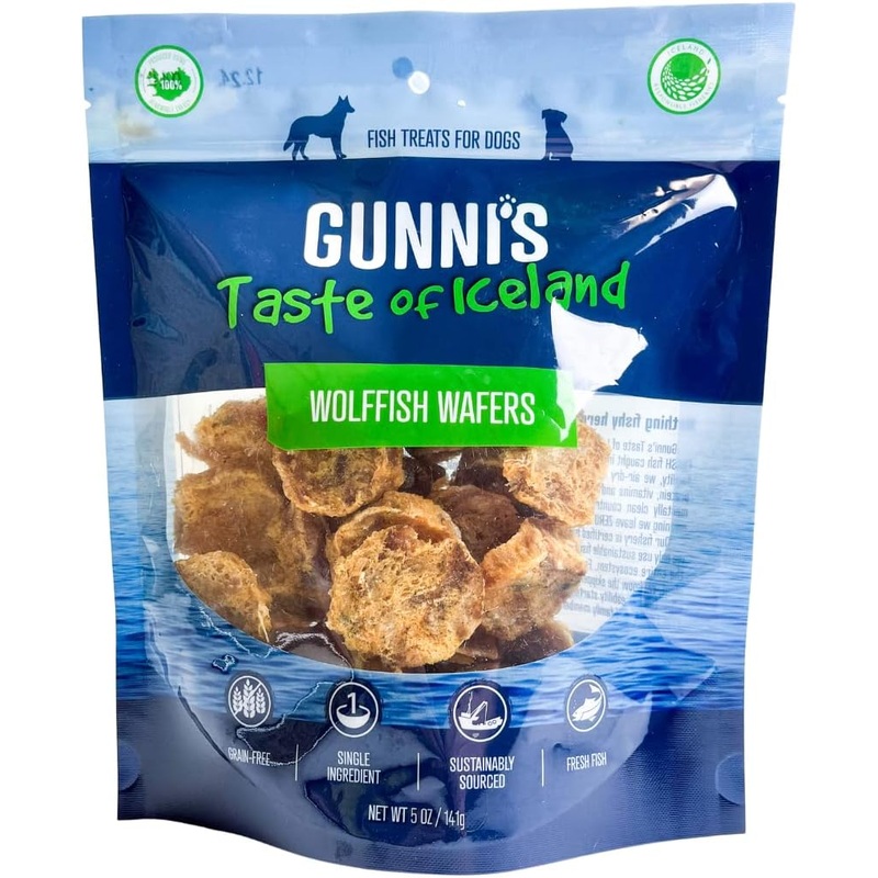 Gunni's Wafers Wolffish Treat 5 oz