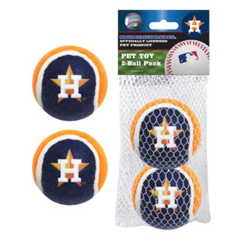 Houston Astros 2 PC Tennis Balls