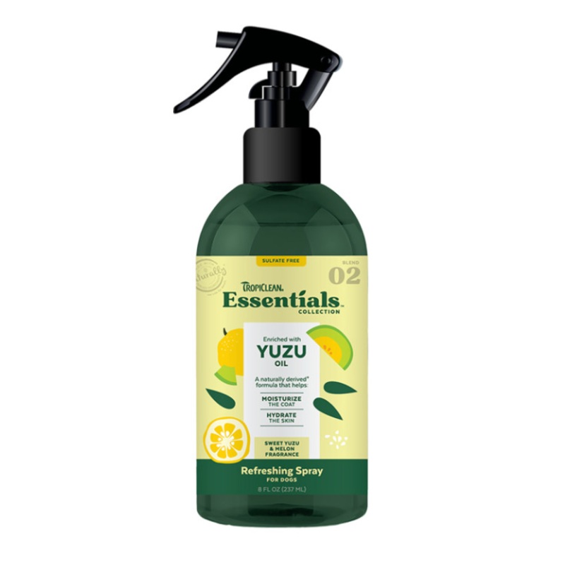 Tropiclean Essentials Yuzu Fruit Deodorizing Spray 8 oz