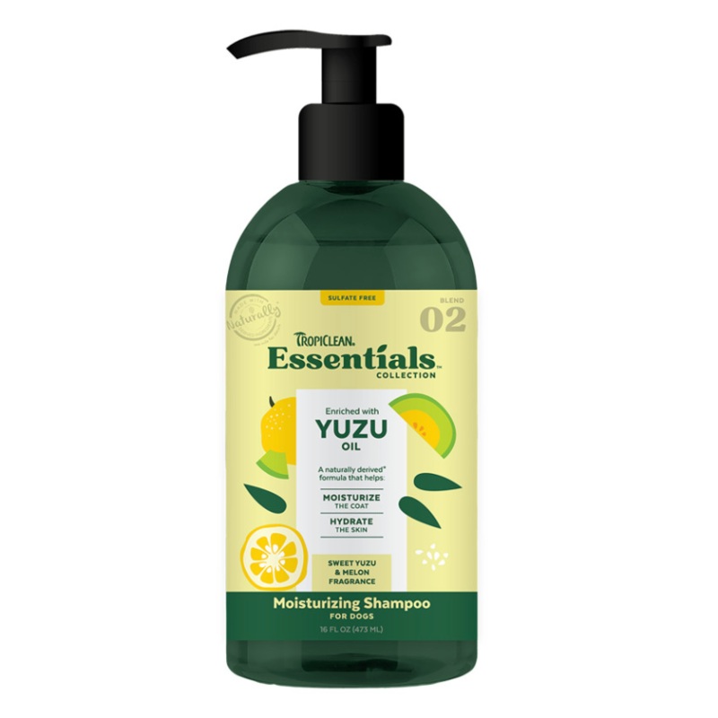 Tropiclean Essentials Yuzu Fruit Shampoo 16 oz