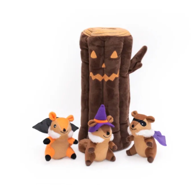 Zippy Paws Burrow Haunted Log