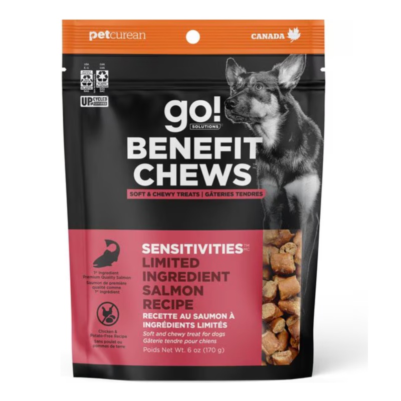 Go! Benefit Chews Sensitivities Limited Ingredient Salmon 6 oz