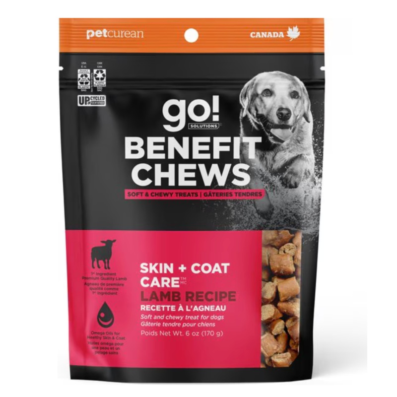 Go! Benefit Chews Skin + Coat Care Lamb 6 oz