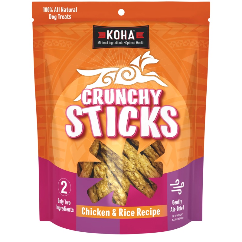 Koha Crunchy Sticks Chicken & Rice Treats 10.5 oz.