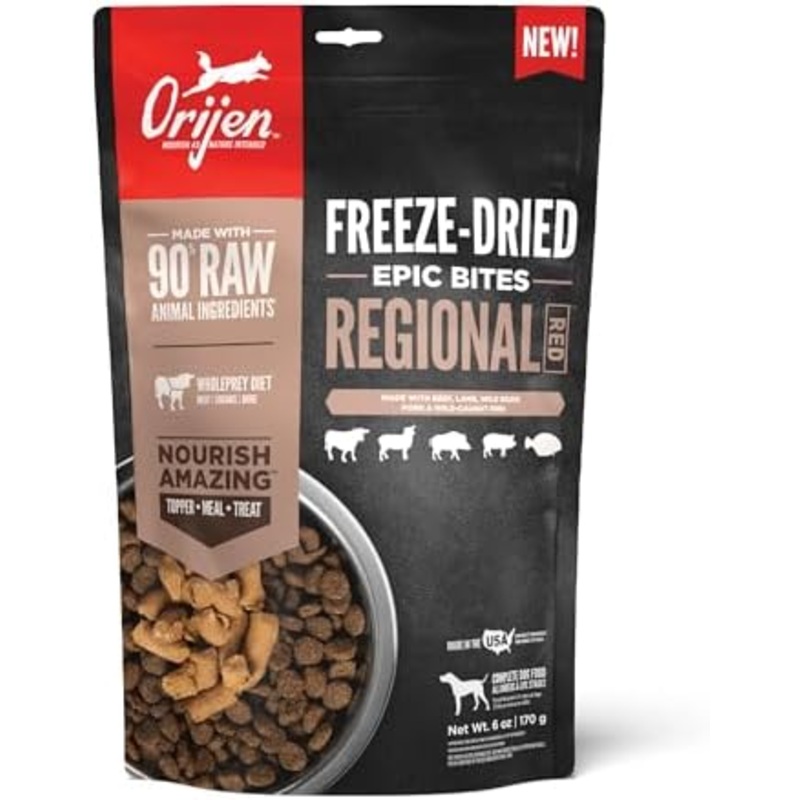 Orijen Freeze Dried Epic Bites Regional Red