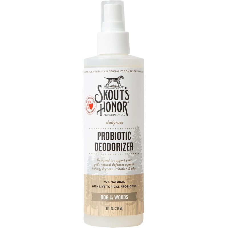 Skout's Honor Dog Probiotic Daily Use Dog of the Woods Deodorizer 8 oz