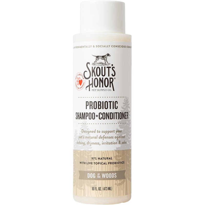 Skout's Honor Dog Probiotic Dog of the Woods Shampoo + Conditioner 16 oz