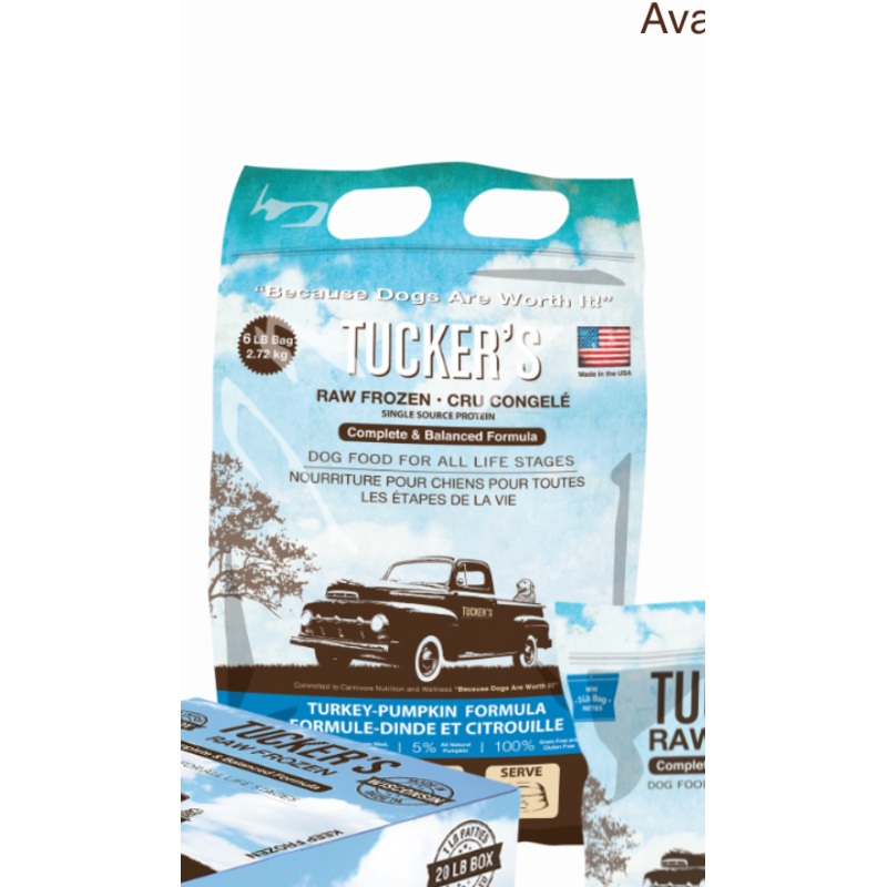 Tuckers Turkey & Pumpkin Single Sourced