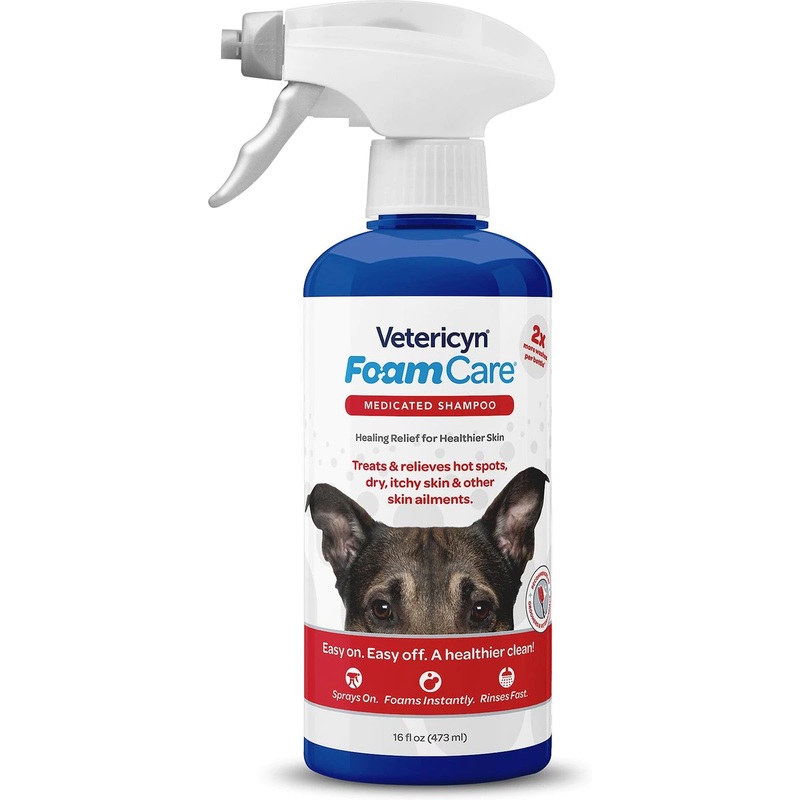 Vetericyn Foam Care Medicated Shampoo 16 oz