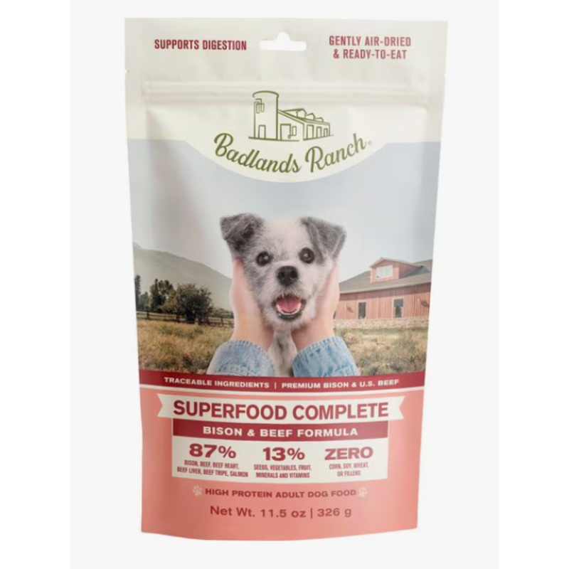 Badlands Ranch Superfood Complete Air Dried Bison & Beef