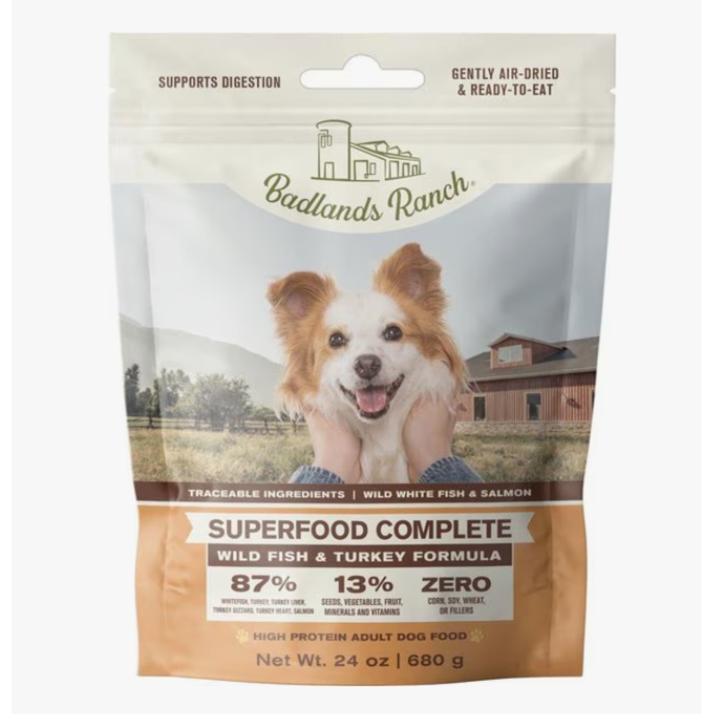 Badlands Ranch Superfood Complete Air Dried Wild Fish & Turkey