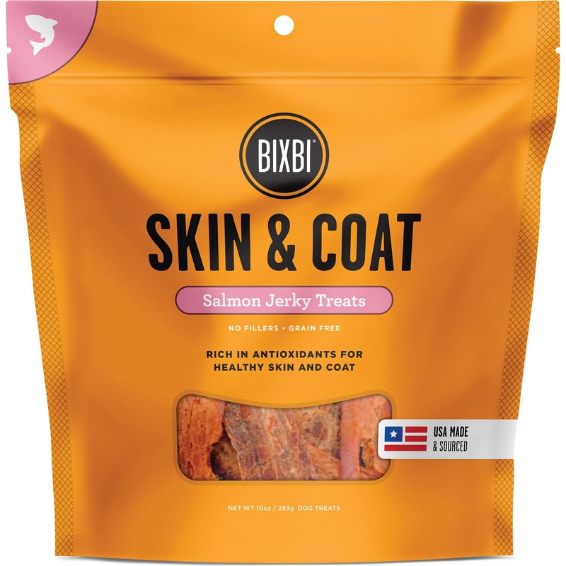 Bixbi Salmon Jerky Skin & Coat 10 oz.