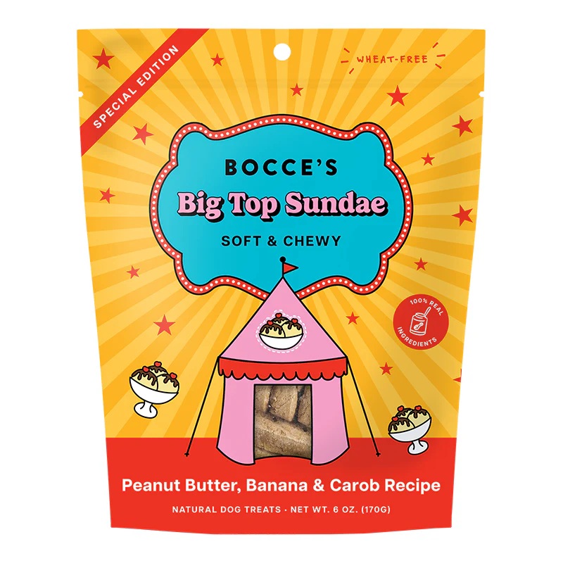 Bocce's Soft & Chewy Big Top Sundae 6 oz.