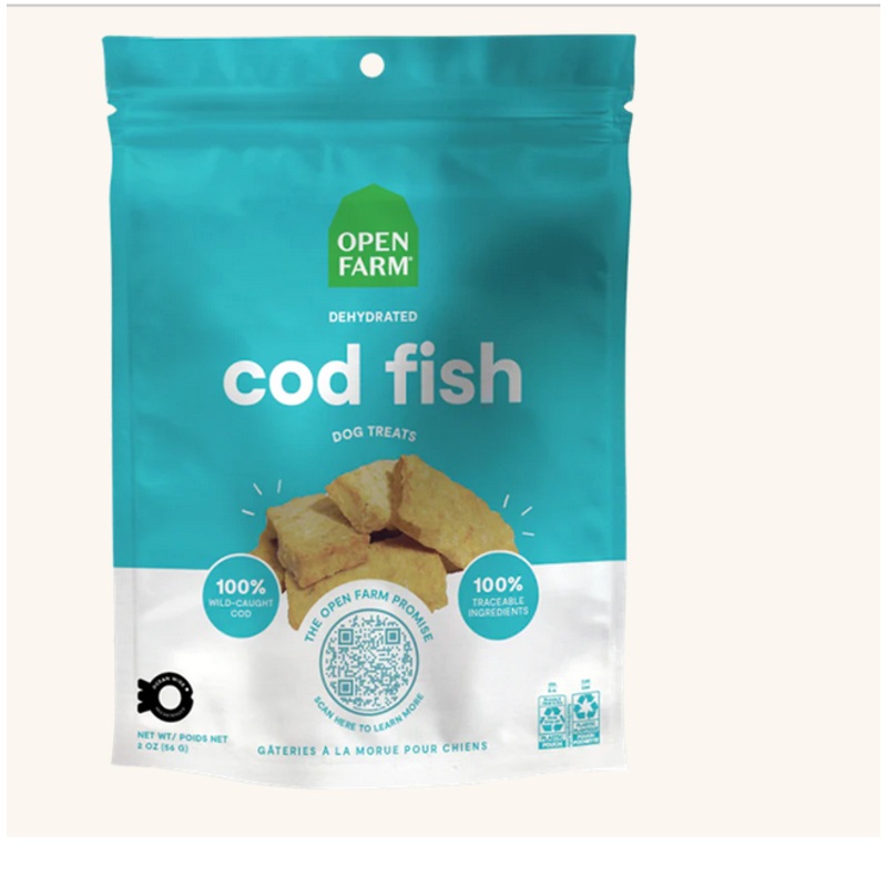 Open Farm Dehydrated Cod Fish 2 oz