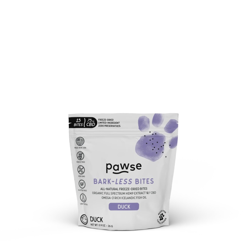 Pawse Bark Less Bites Freeze Dried Duck