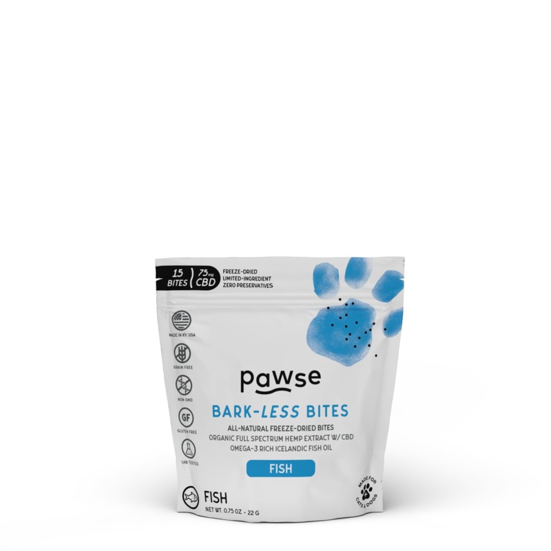 Pawse Bark Less Bites Freeze Dried Fish