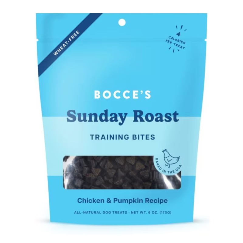 Bocce's Training Bites Sunday Roast Chicken & Pumpkin 6 oz.
