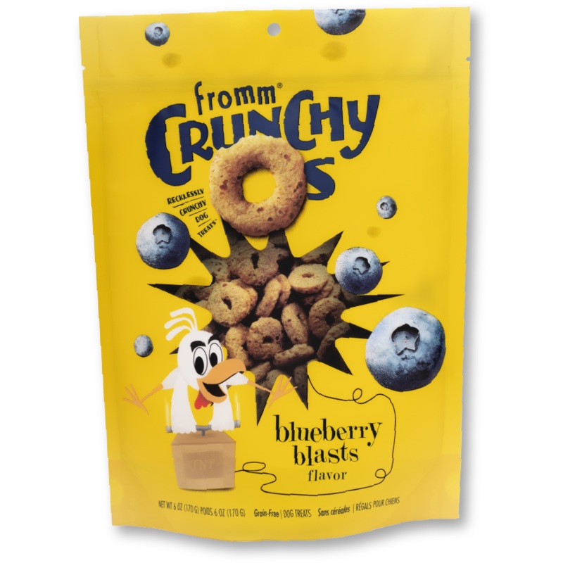 Fromm Crunchy O's Blueberry Blast 6 oz.