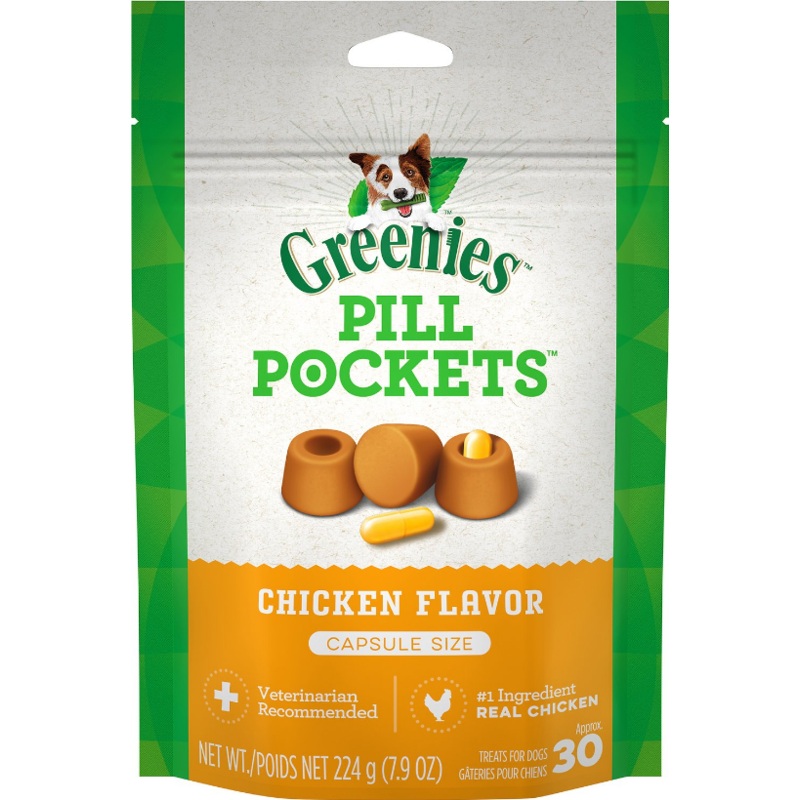 Greenies Pill Pockets  Capsules Chicken Flavor
