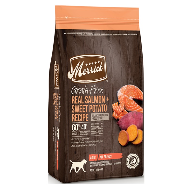 Merrick Grain-Free Real Salmon & Sweet Potato Recipe