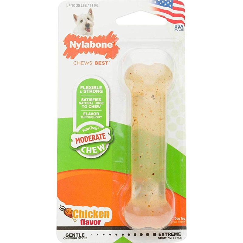 Nylabone Flexi Chew Chicken Flavor