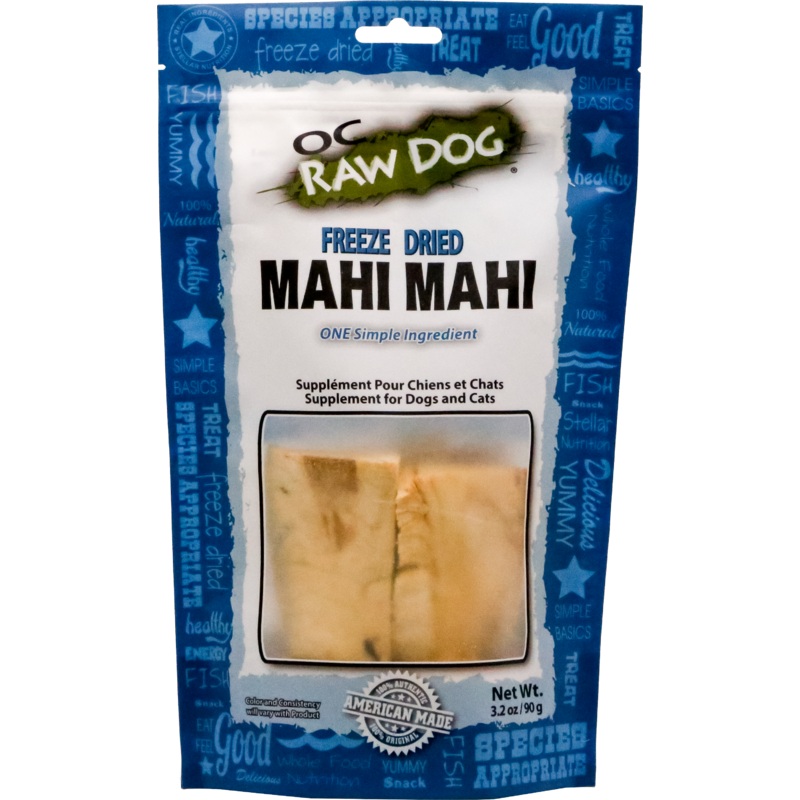 OC Raw Freeze Dried Mahi Mahi 3.2 oz.